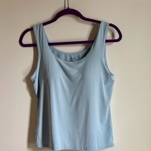 Uniqlo Airism Bra Tank Light Blue